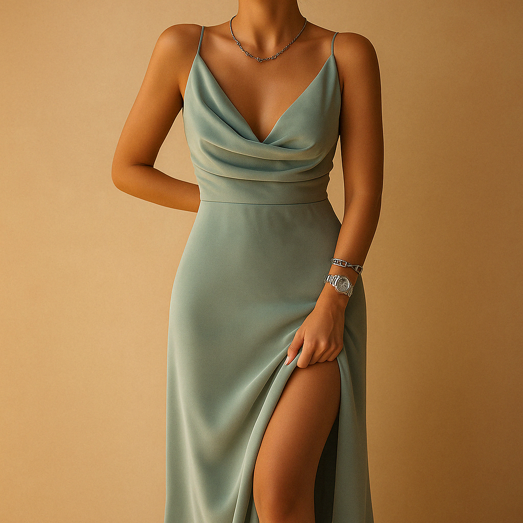 Elegant formal maxi dress for women | Isabelle