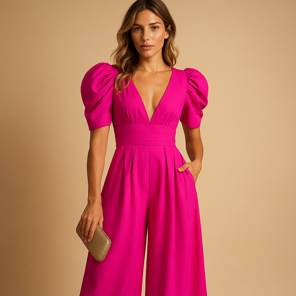 Elegant long tailored jumpsuit for women | Celeste