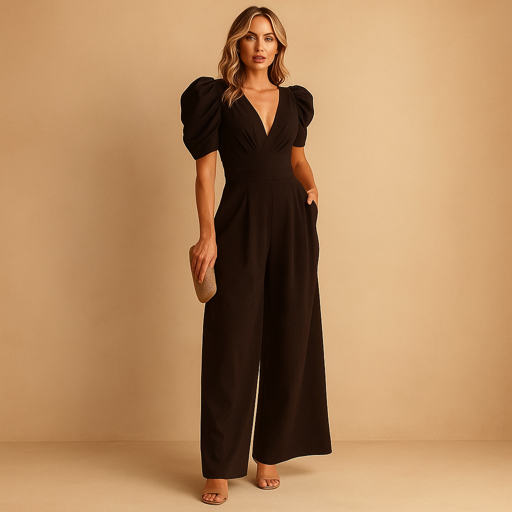 Elegant long tailored jumpsuit for women | Celeste