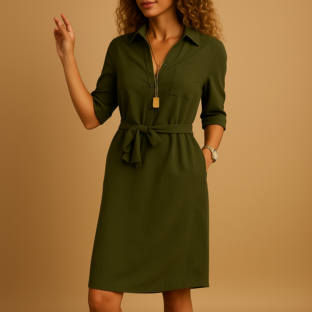 Elegant modern-fit dress for women | Milena