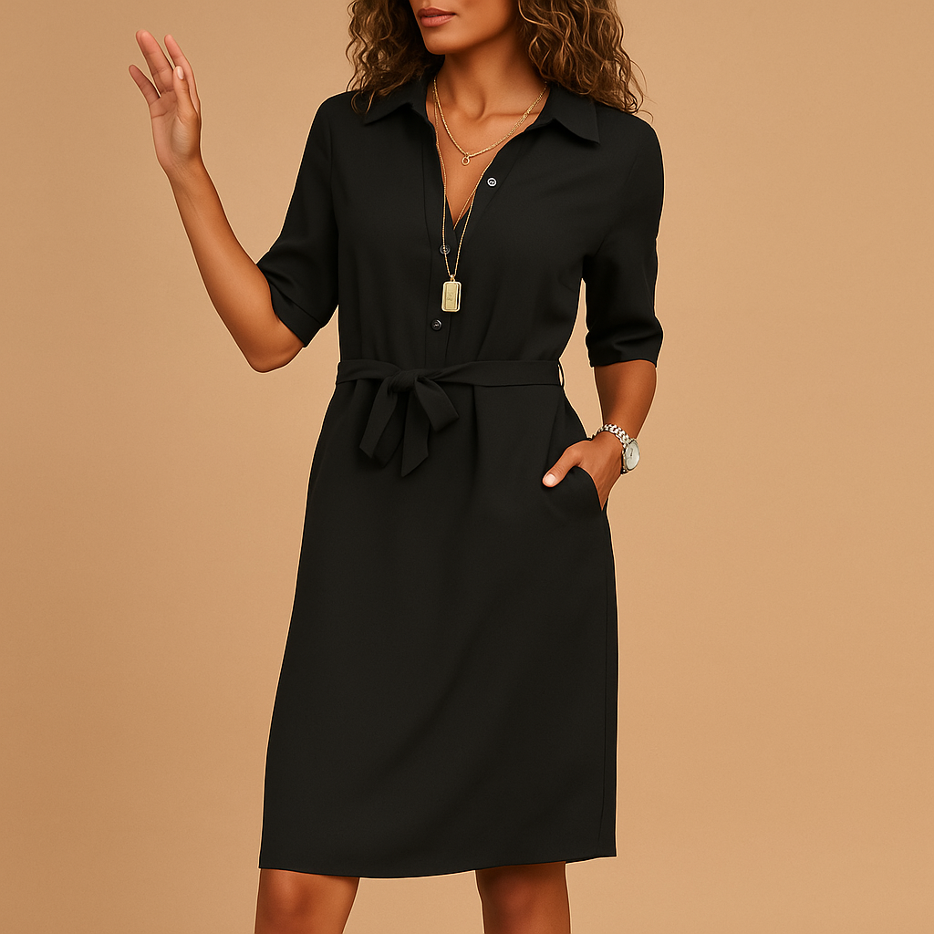 Elegant modern-fit dress for women | Milena