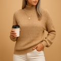 Knitted turtleneck sweater for women | Grace