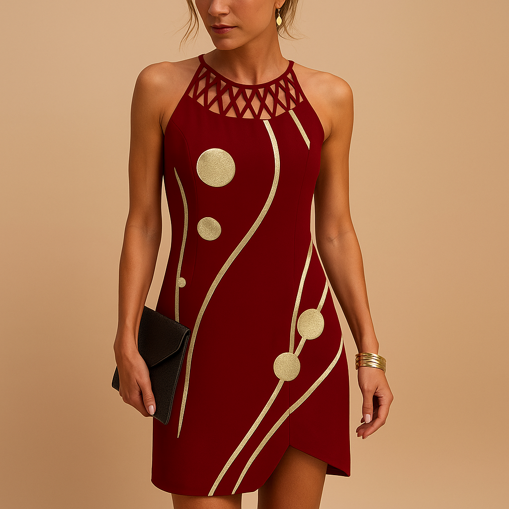 A-line sleeveless dress for women | Hazel