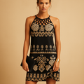 A-line sleeveless dress for women | Hazel