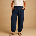 Boho high-waist summer pants for women | Laila