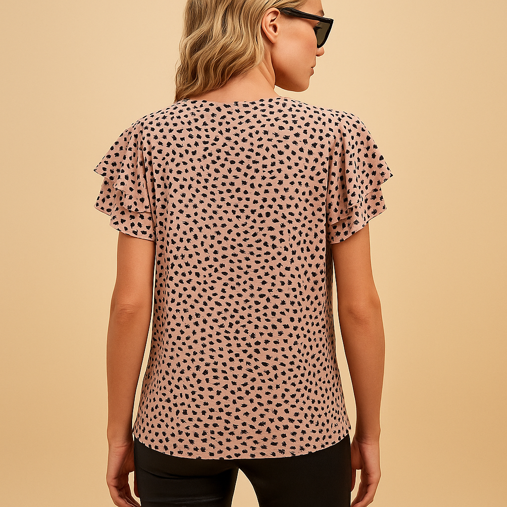 Bold print flowy top for women | Lila
