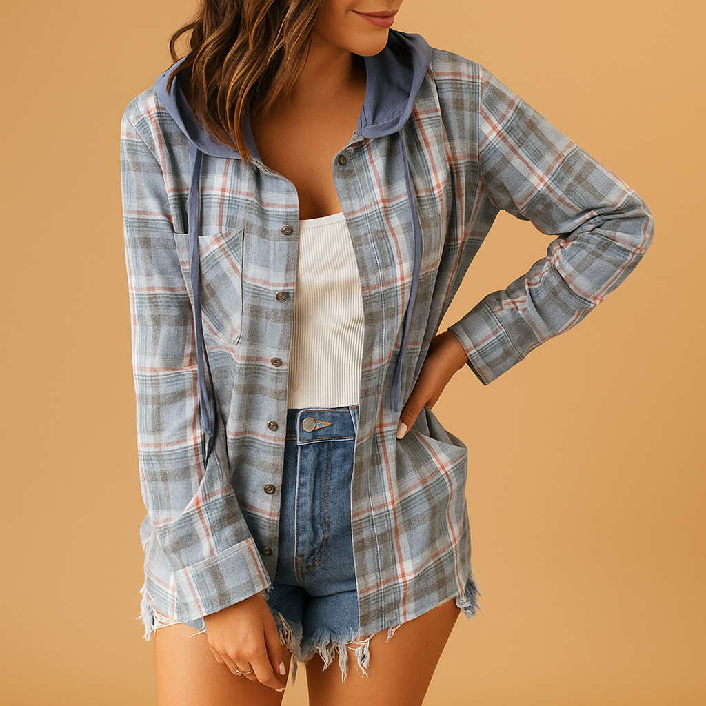 Casual button-up jacket for women | Hazel