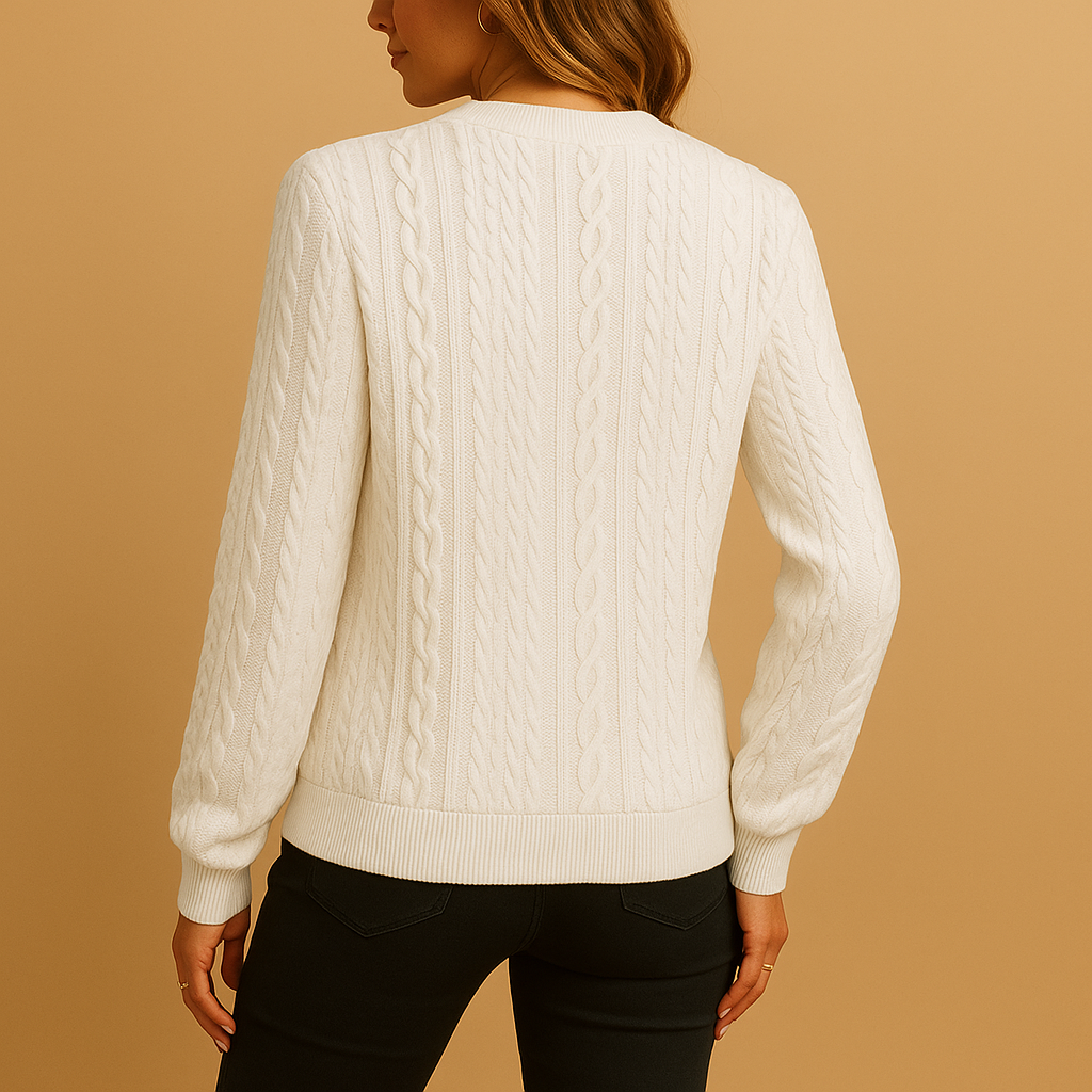 Casual knitted sweater for women | Clara