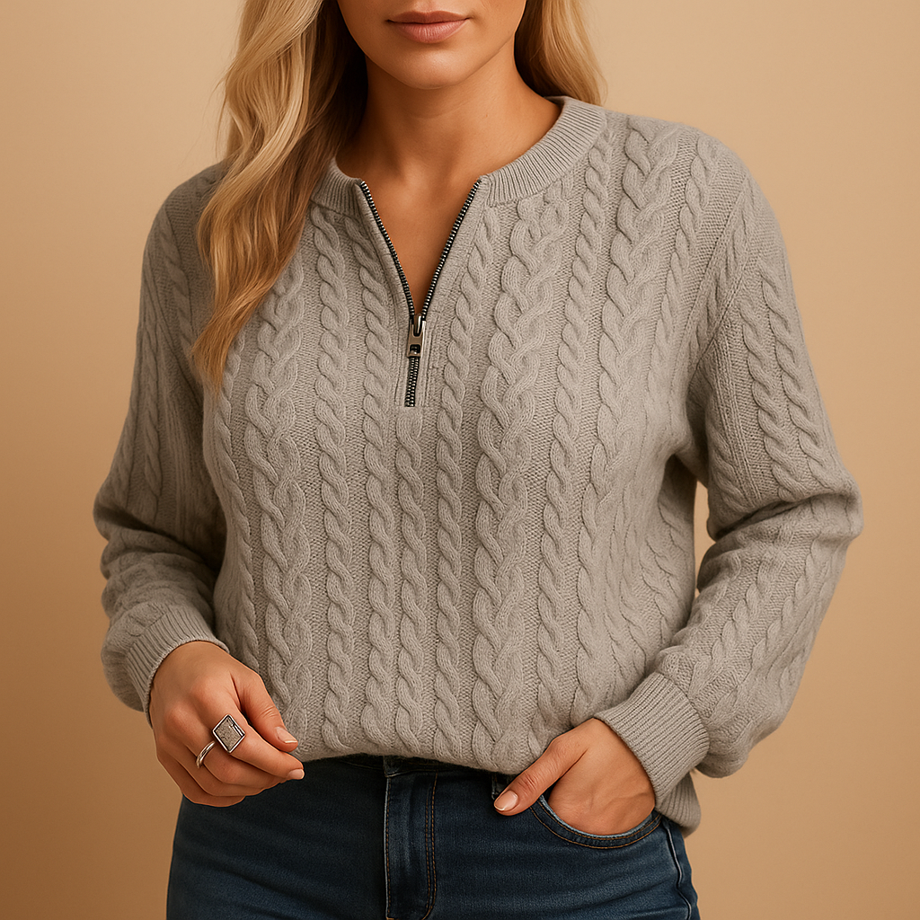 Casual knitted sweater for women | Clara