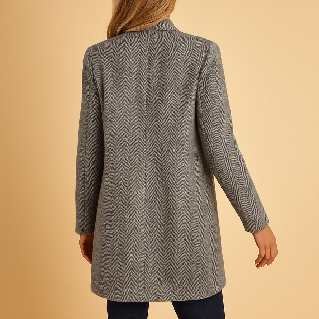 Casual printed jacket with long sleeves for women | Sophia