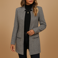 Casual printed jacket with long sleeves for women | Sophia