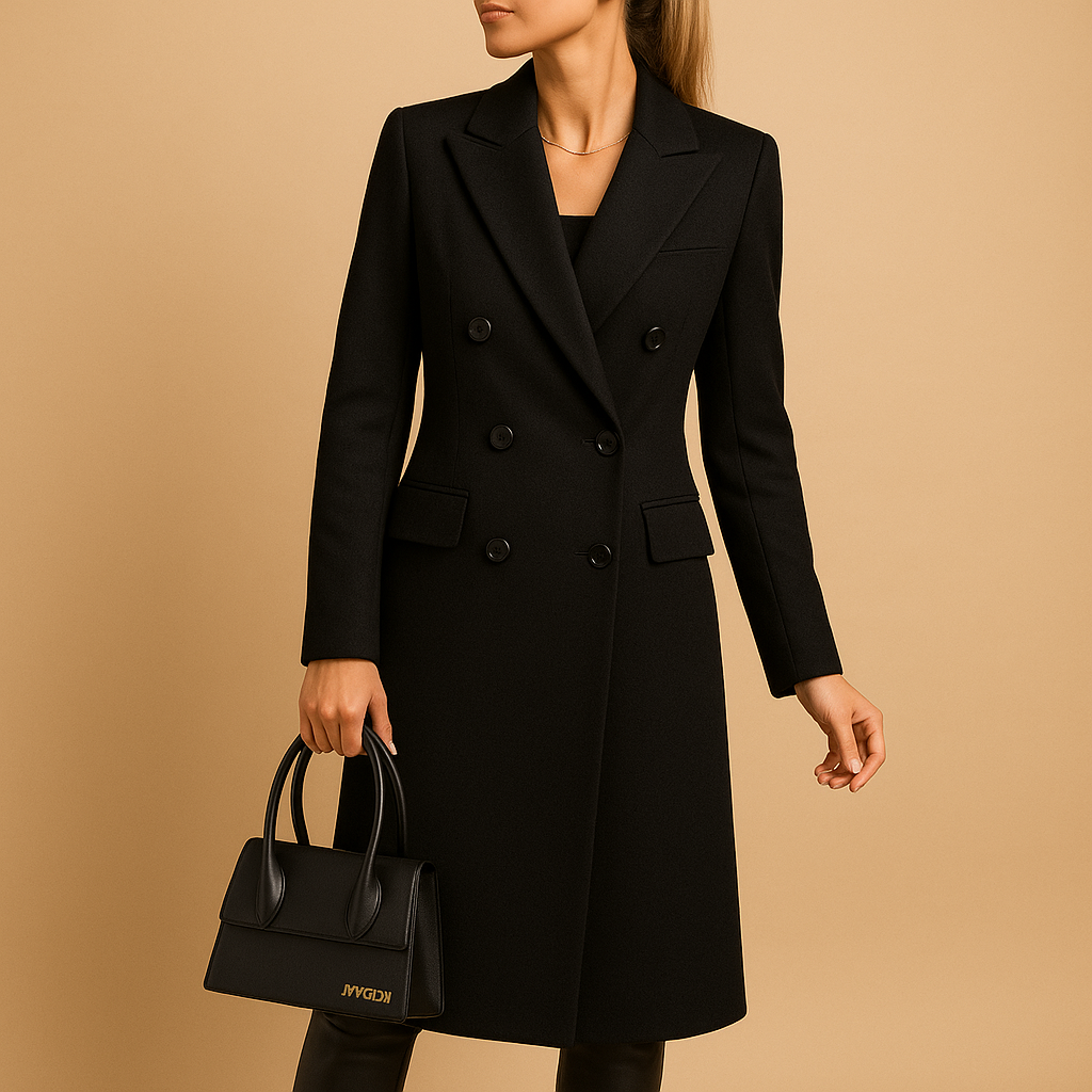 Chic long winter coat for women | Clara