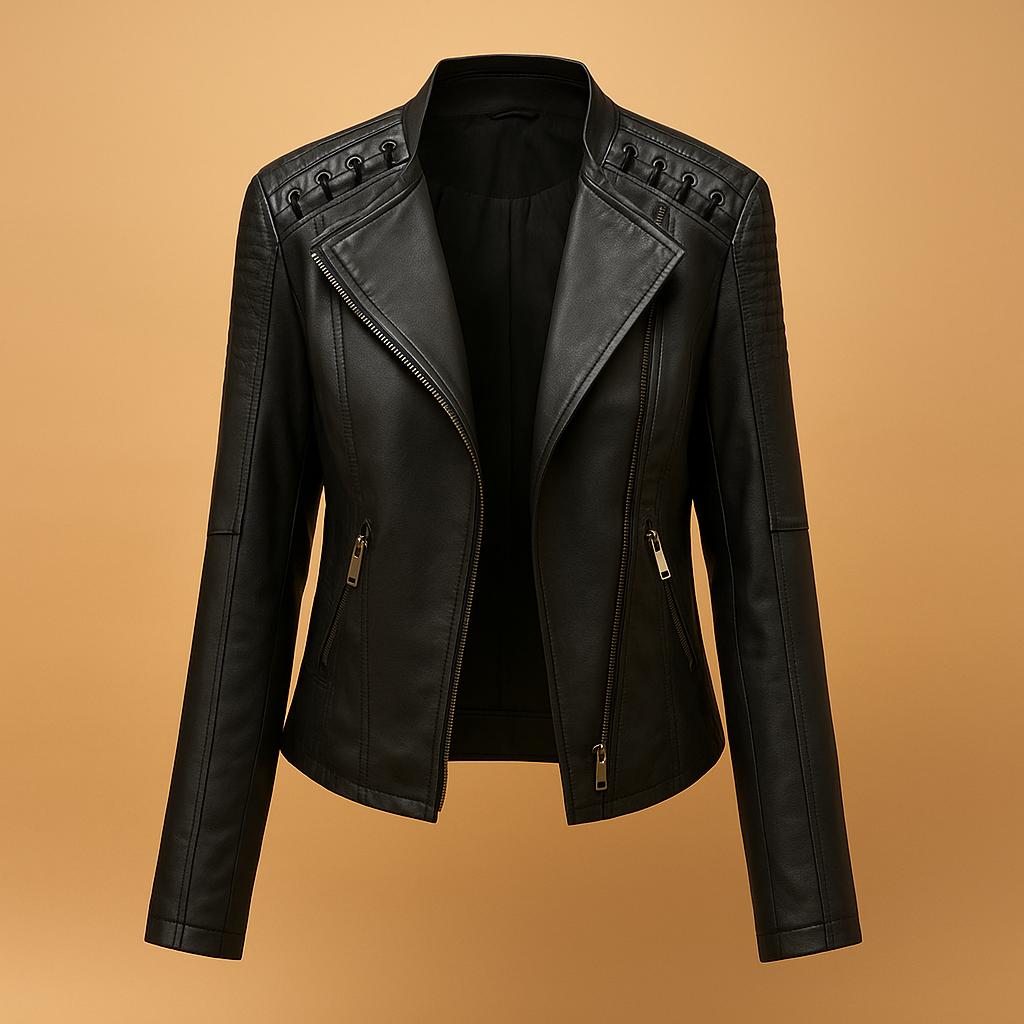 Chic mid-season jacket for women with stand-up collar | Naomi