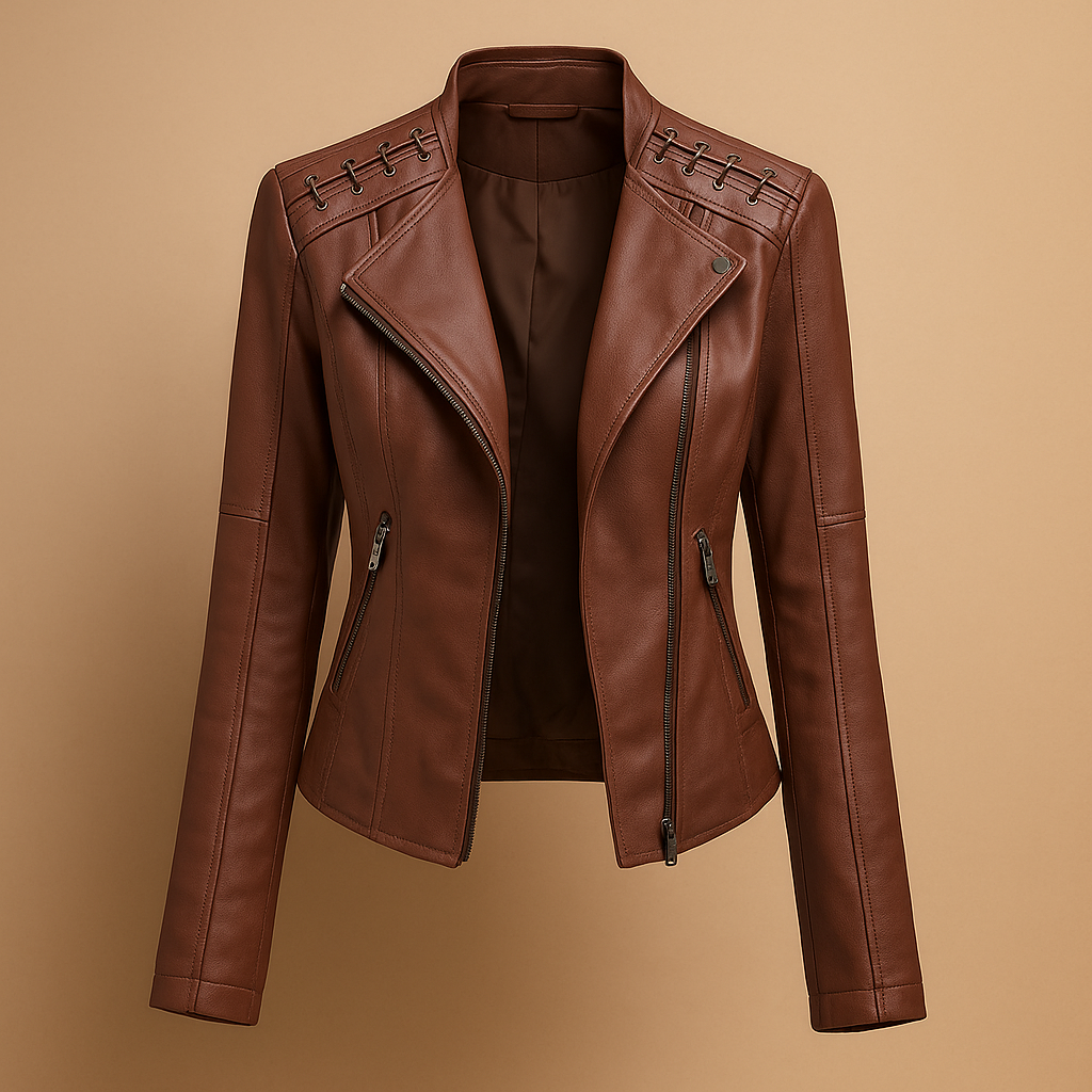 Chic mid-season jacket for women with stand-up collar | Naomi