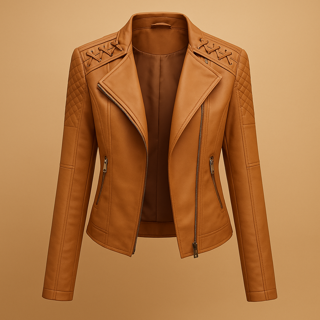 Chic mid-season jacket for women with stand-up collar | Naomi