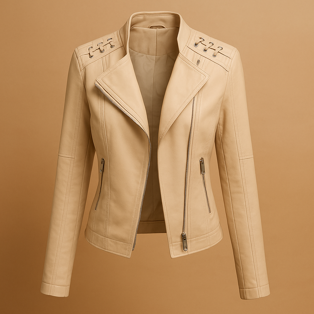 Chic mid-season jacket for women with stand-up collar | Naomi
