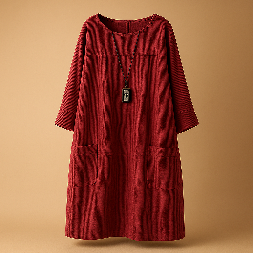 Corduroy summer dress for women | Elodie