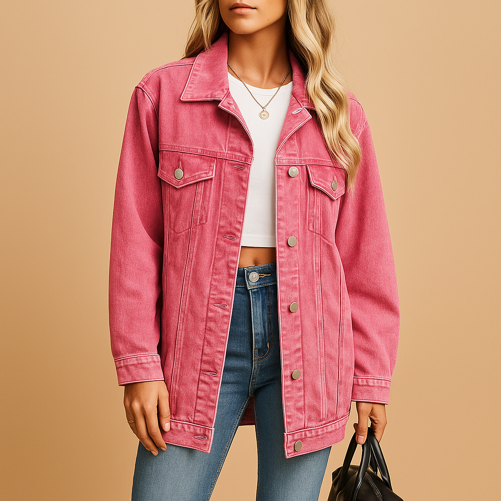 Denim winter jacket for women | Selena