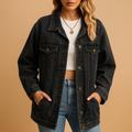 Denim winter jacket for women | Selena
