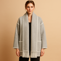 Elegant belted winter coat for women | Celeste
