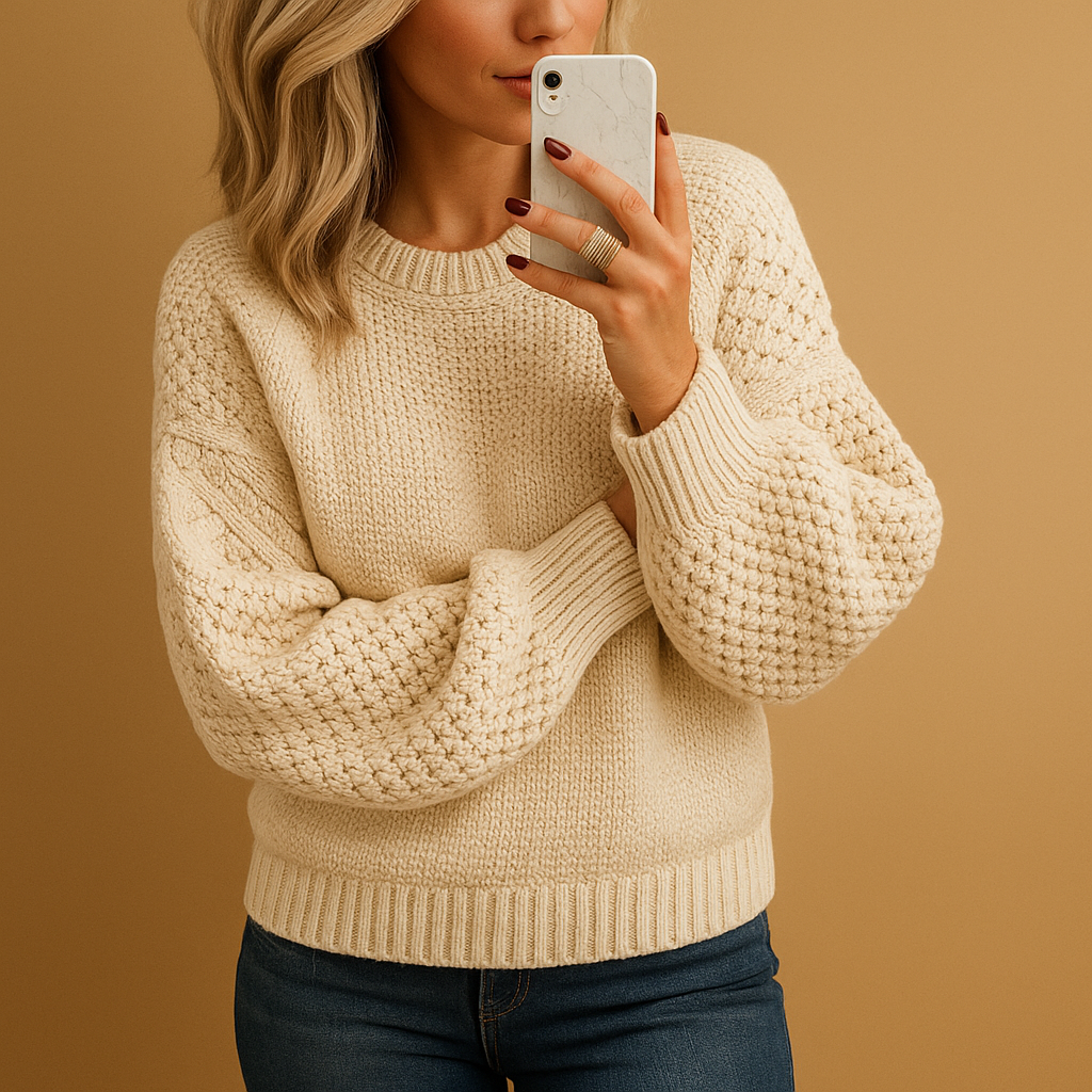 Elegant knitted sweater for women | Grace