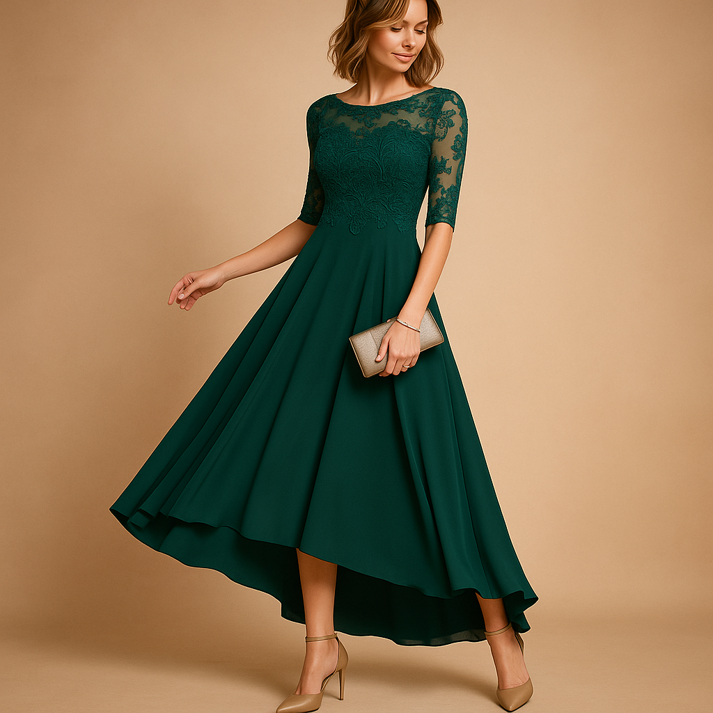 Elegant lace party dress for women | Clara