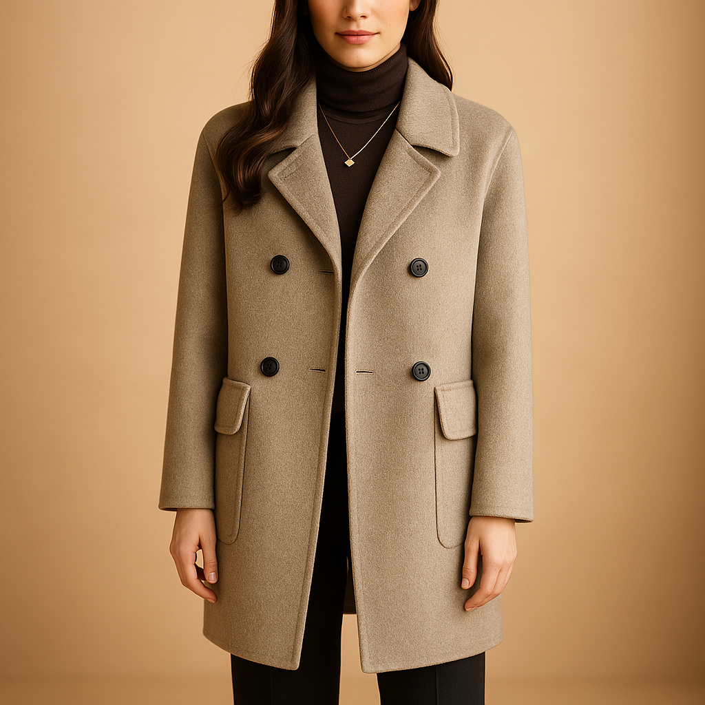 Elegant long coat for women | Clara