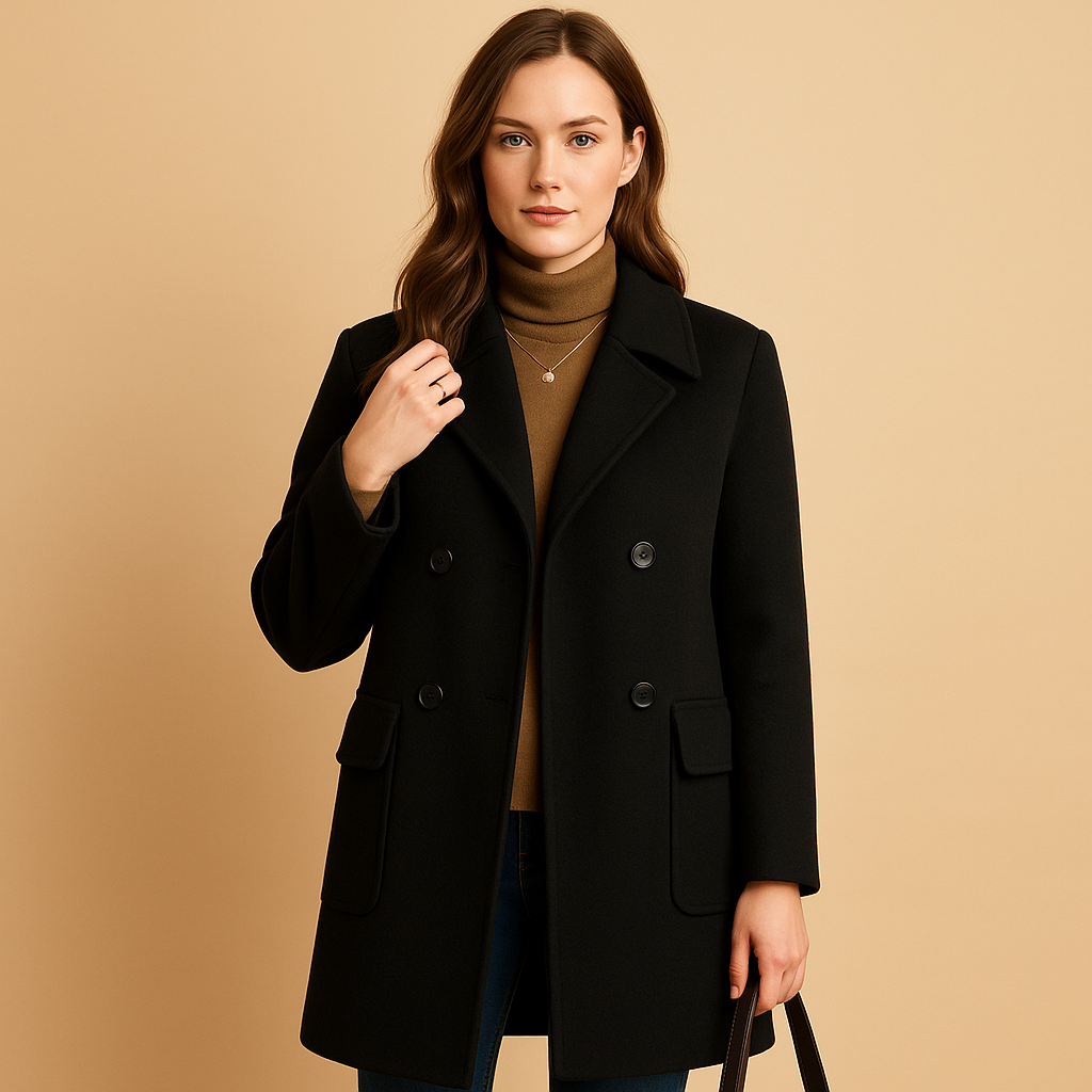 Elegant long coat for women | Clara