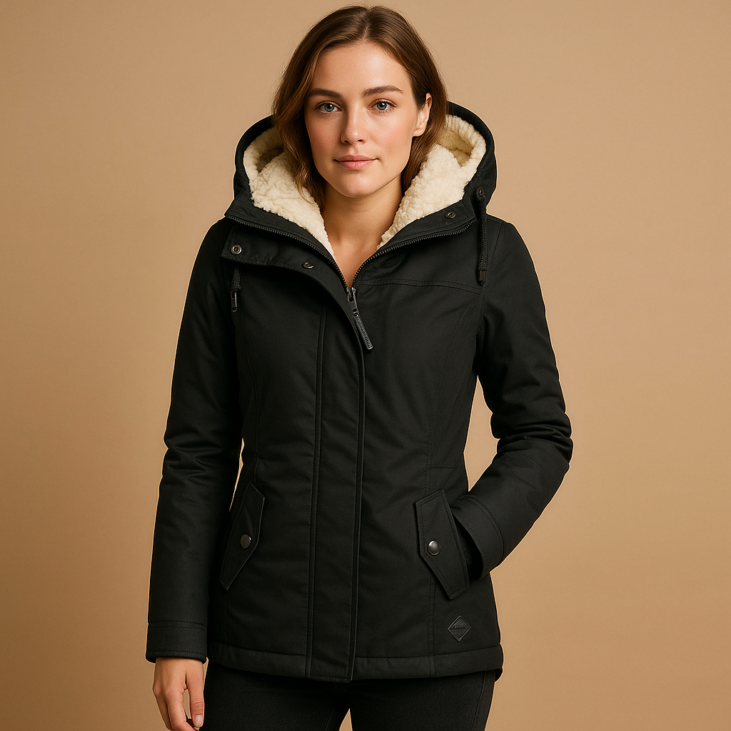 Elegant long winter coat for women | Charlotte