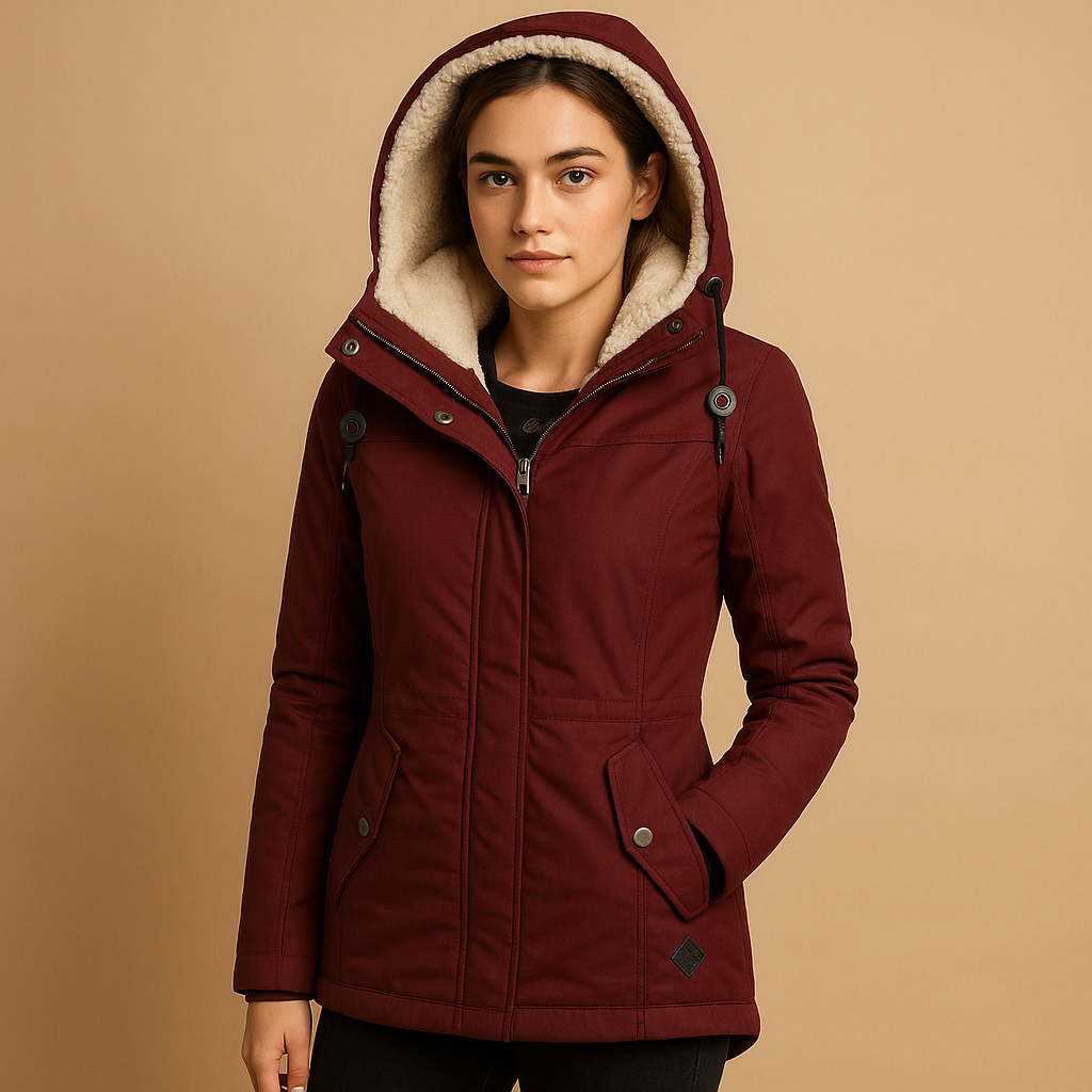 Elegant long winter coat for women | Charlotte