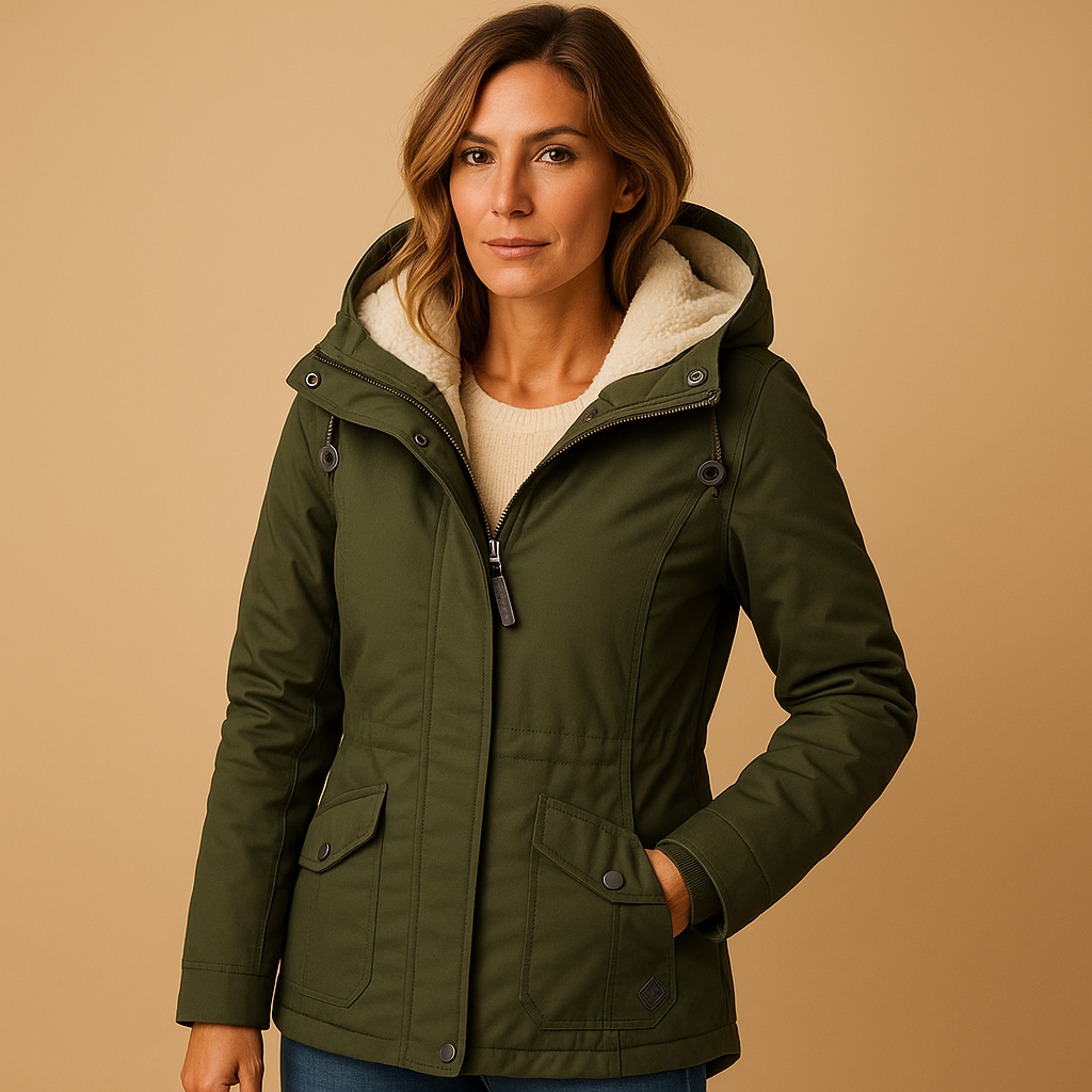 Elegant long winter coat for women | Charlotte