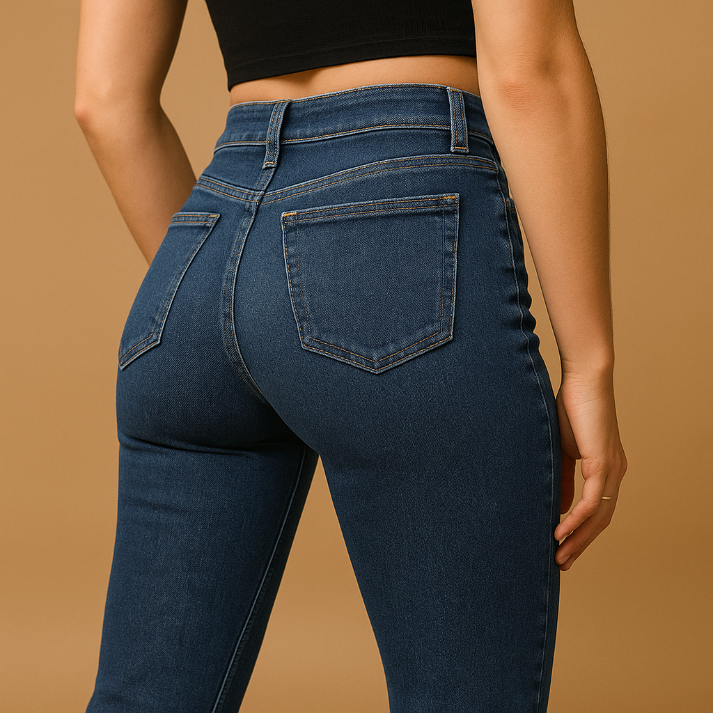 Flared high-waist jeans for women | Clara