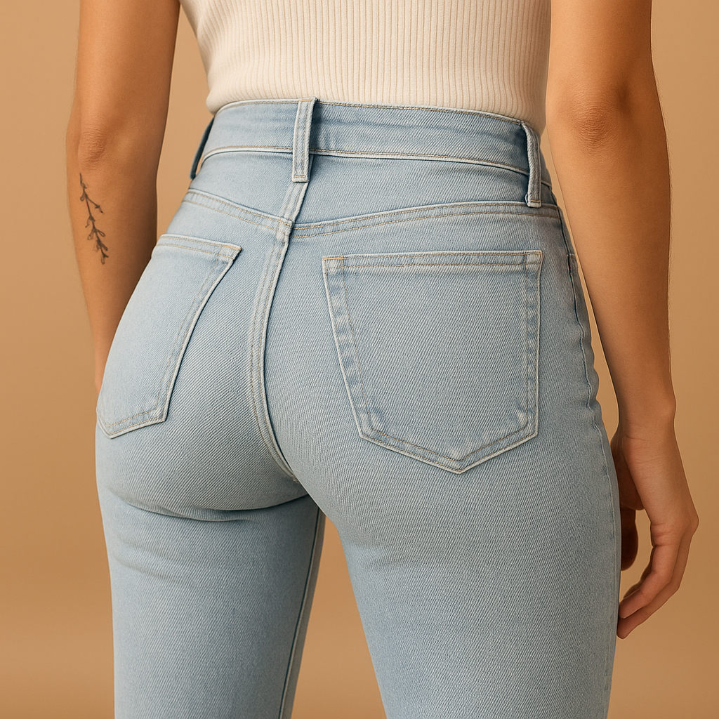 Flared high-waist jeans for women | Clara