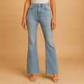 Flared high-waist jeans for women | Clara