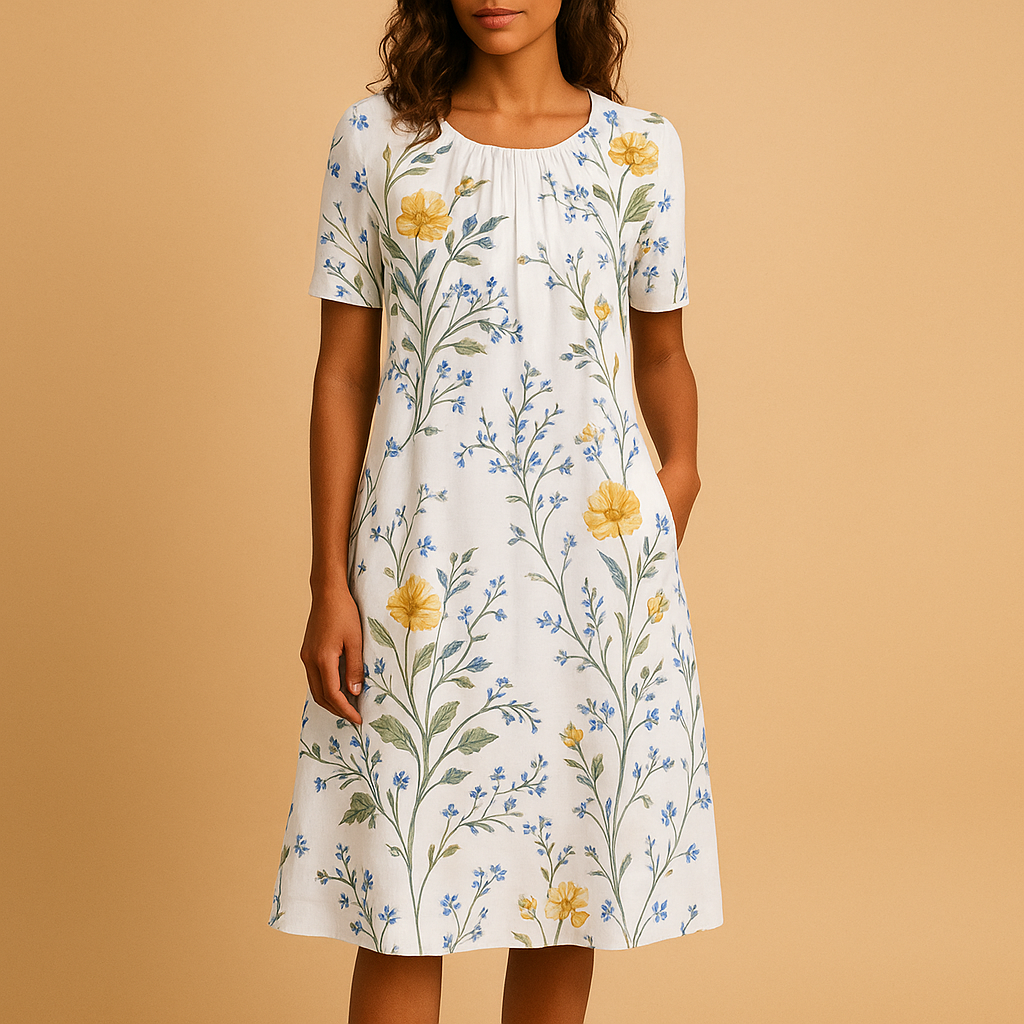 Floral casual cotton dress for women | Daisy