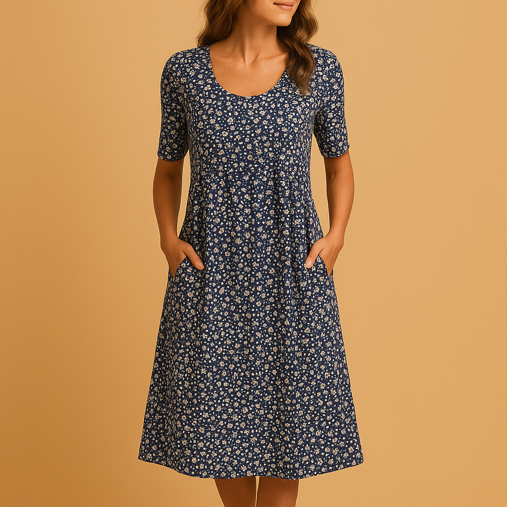 Floral casual cotton dress for women | Daisy