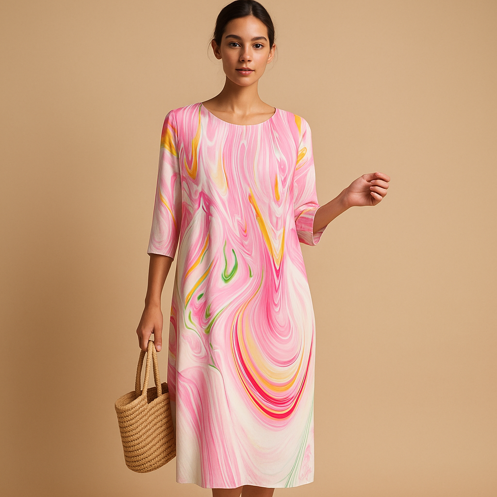 Flowy midi dress for women | Celeste