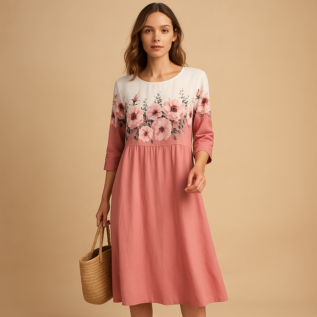 Flowy midi dress for women | Celeste