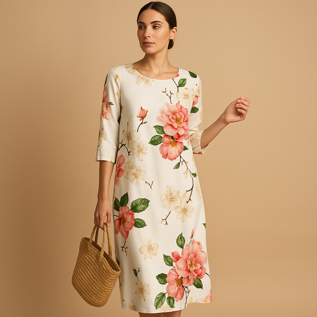 Flowy midi dress for women | Celeste