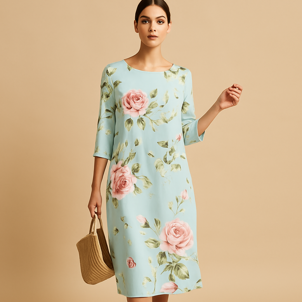 Flowy midi dress for women | Celeste