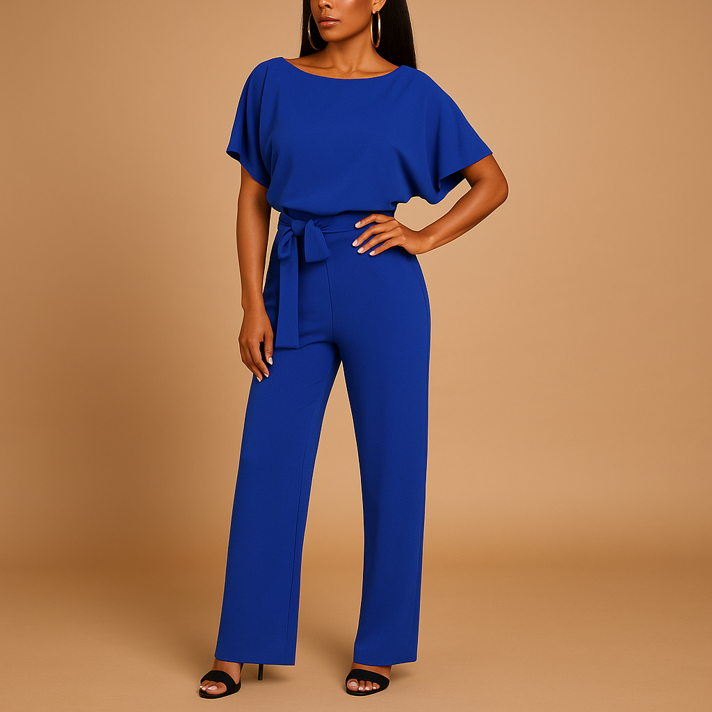 Glitter halter jumpsuit for women | Aurelia