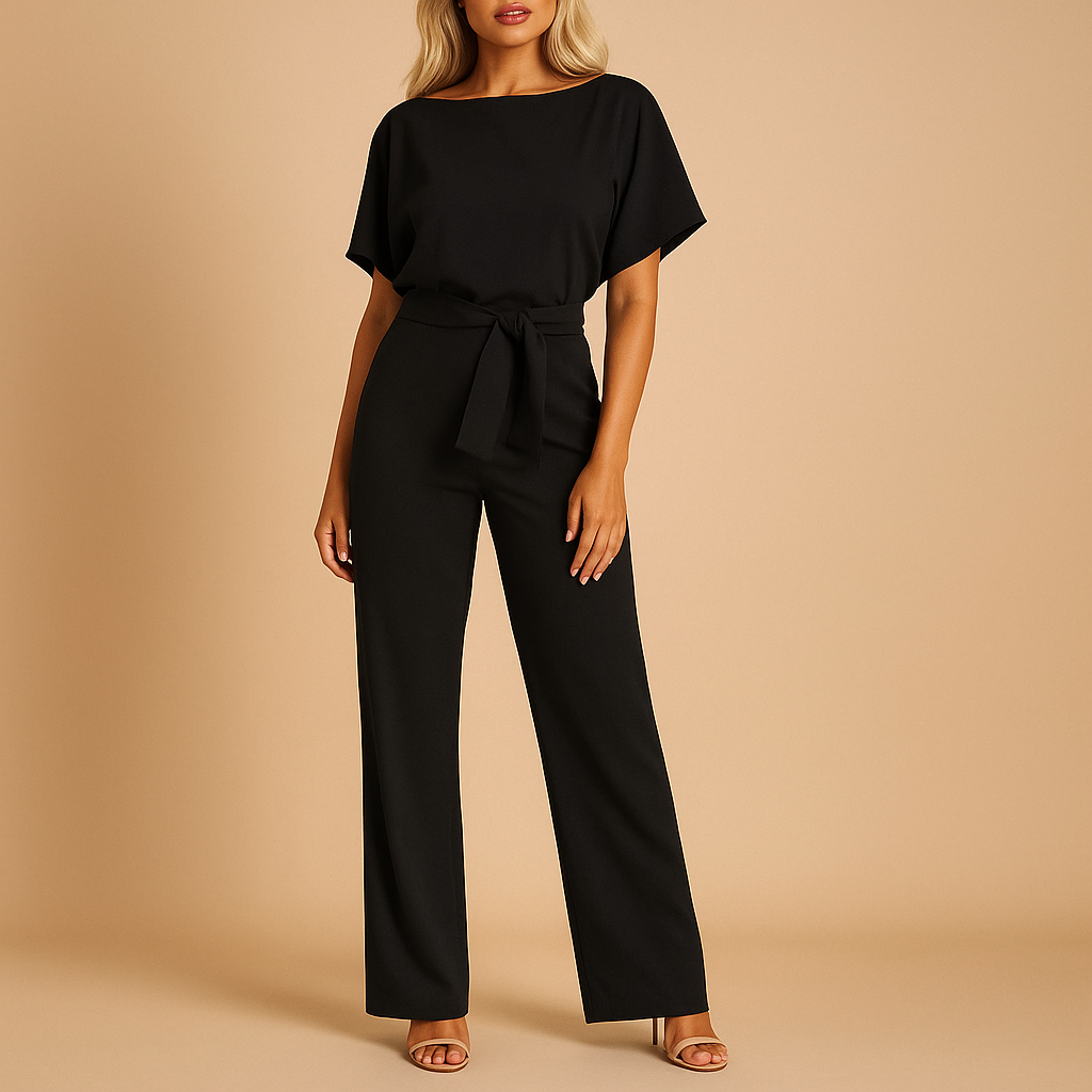 Glitter halter jumpsuit for women | Aurelia