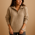 Half zip sweater for women | Clara