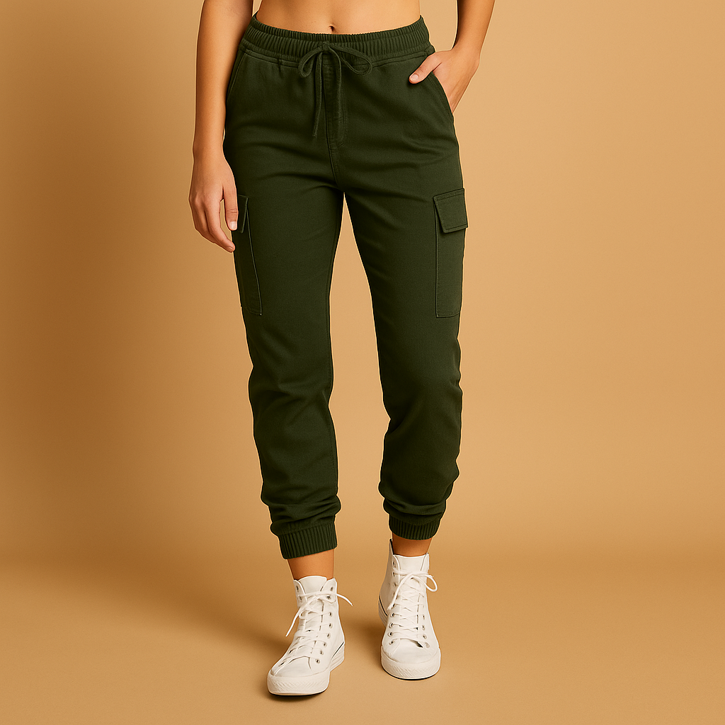 High waist cargo pants for women | Felicity