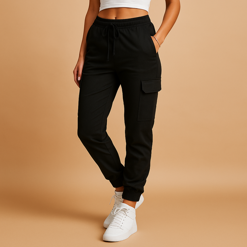 High waist cargo pants for women | Felicity