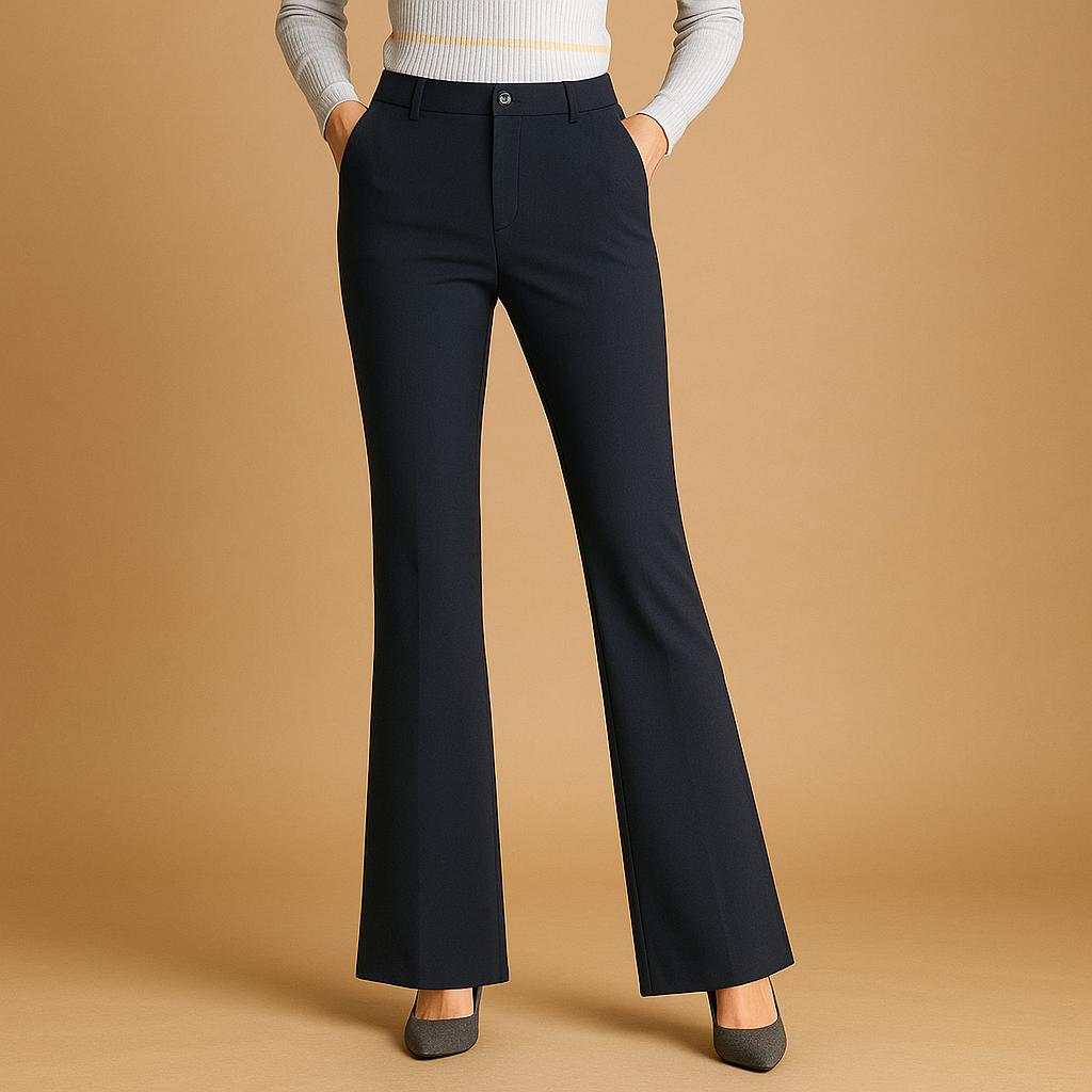 High waist flared pants for women | Naomi