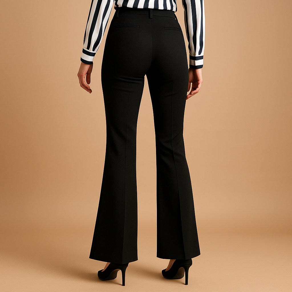 High waist flared pants for women | Naomi