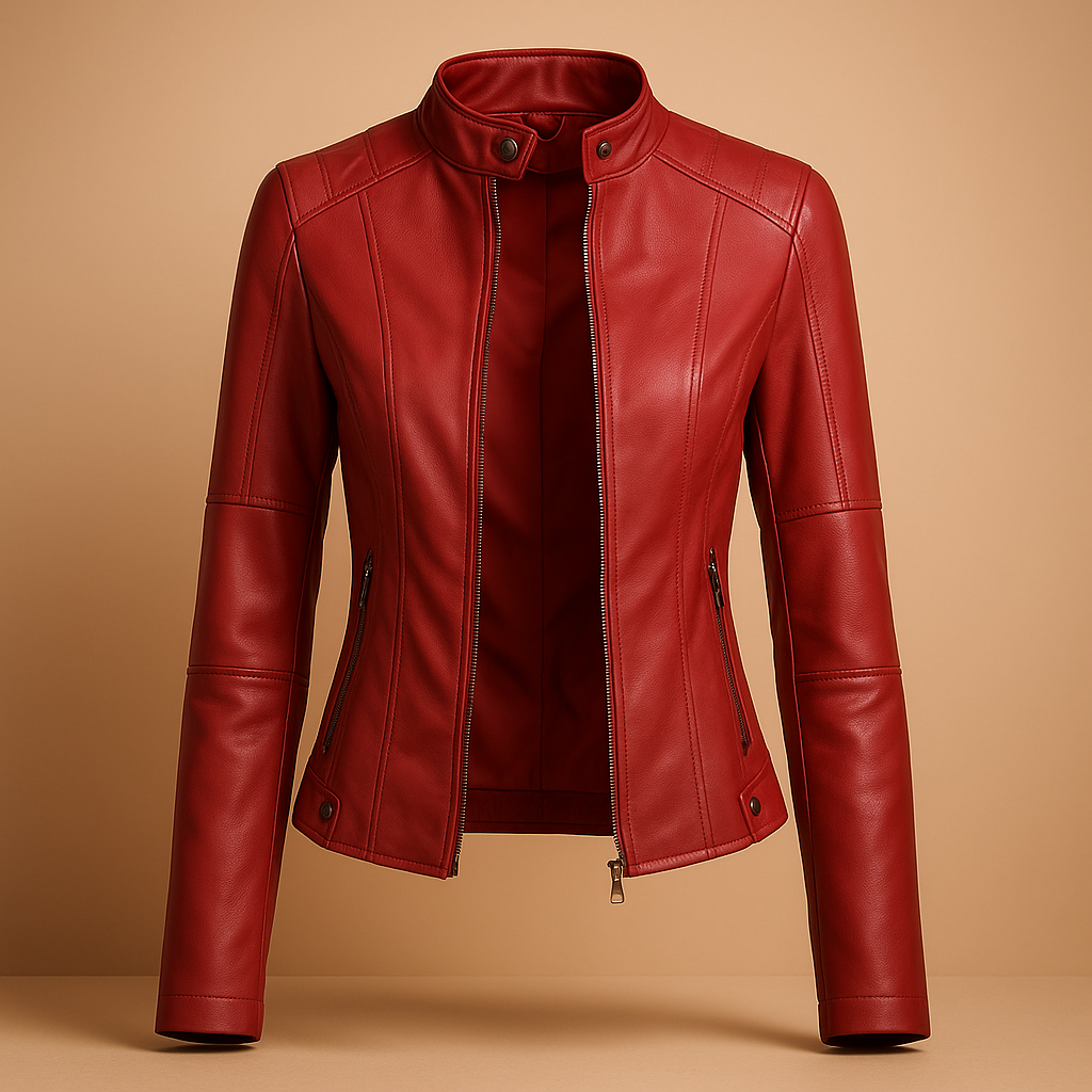 Jacket with zipper and collar for women | Amelia