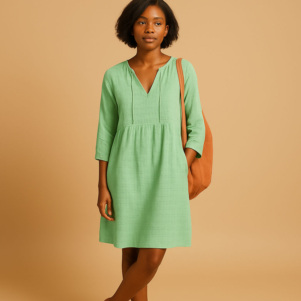Knee-length summer dress for women | Sienna