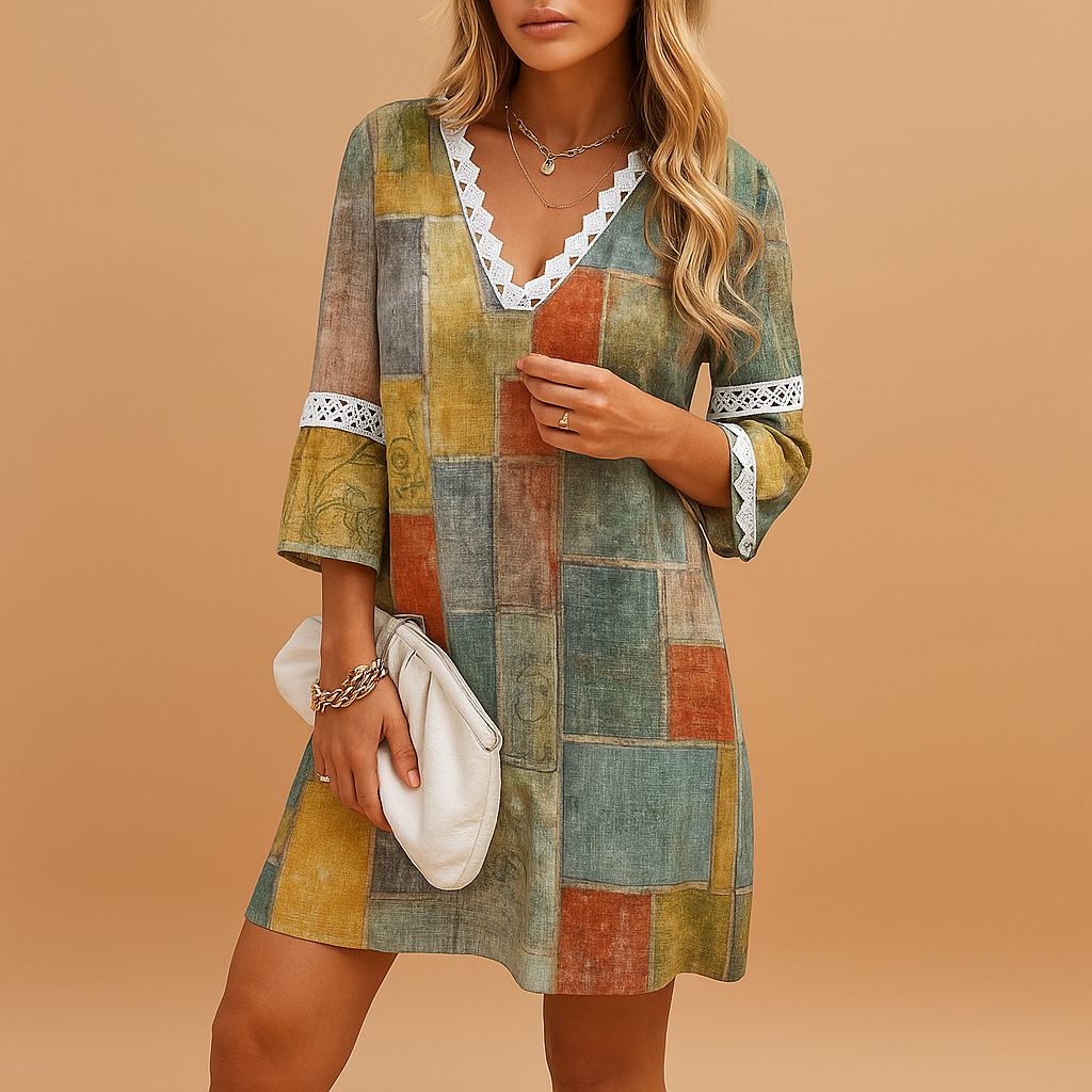 Knee-length summer dress for women | Lotte